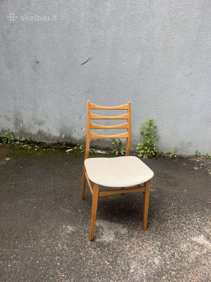 Vintažinės mid century bukmedžio kėdės - nuotraukos Nr. 5