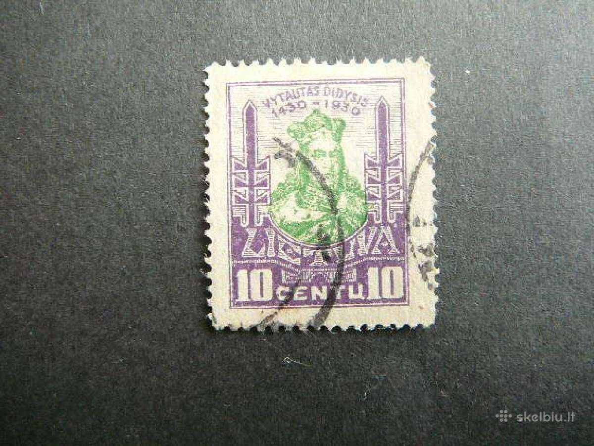 Vytautas Didysis Lietuva 1930 antsp. lit296a
