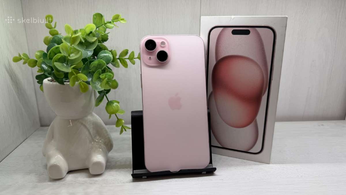 iPhone 15 plus ekspozicinis -128gb su garantija!