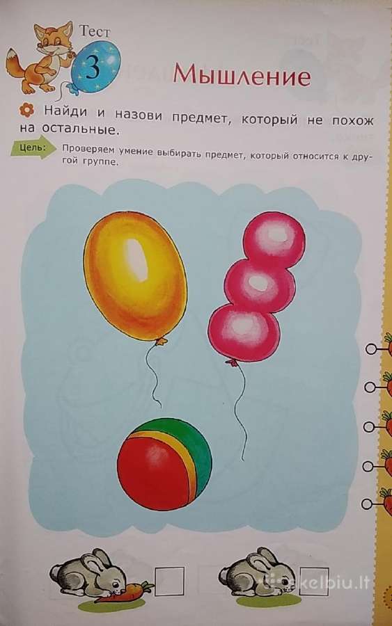 Testai nustatyti vaiko išvystymą.dėmesys Mąstymas - nuotraukos Nr. 9
