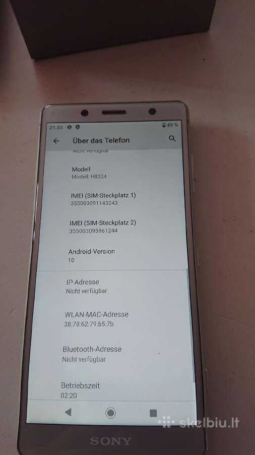 Parduodu Sony 2 Compact H 8324 -2 Sim. - nuotraukos Nr. 4