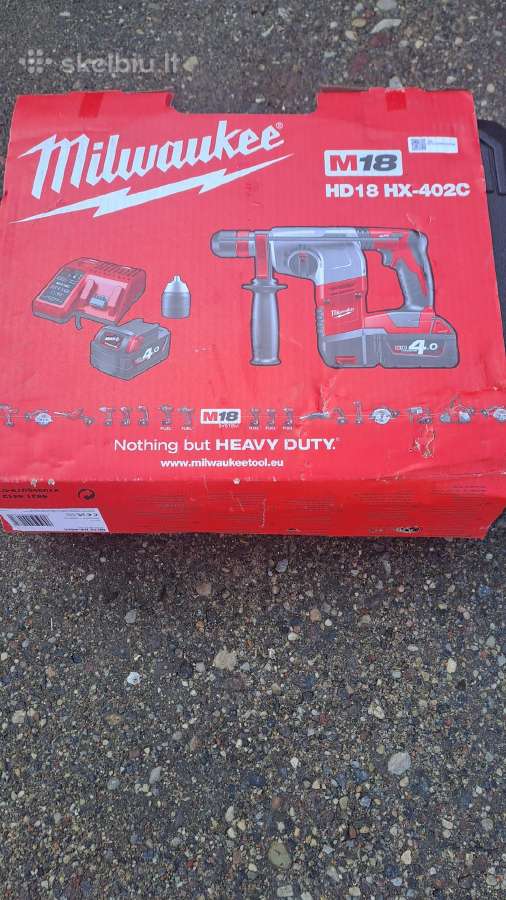 Milwaukee Perforatorius Hd18hx 402c - nuotraukos Nr. 3