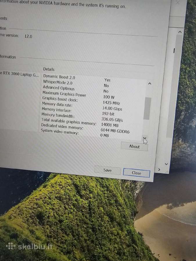 Hp Omen 15 16/512/3060 6gb dužes ekranas - nuotraukos Nr. 10