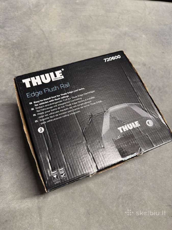 Thule Kit, Edge Flush Rail, Flush Rail Wingbar - nuotraukos Nr. 3