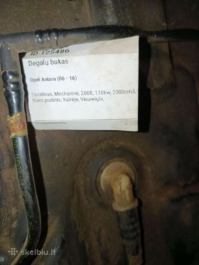 Opel antara kuro bakas dyzelinas - nuotraukos Nr. 2
