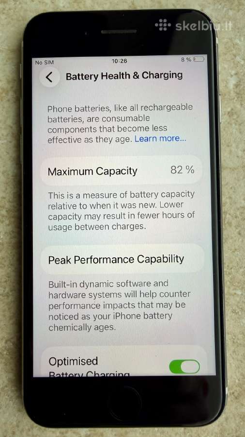 Naudotas iPhone Se 64gb - nuotraukos Nr. 4