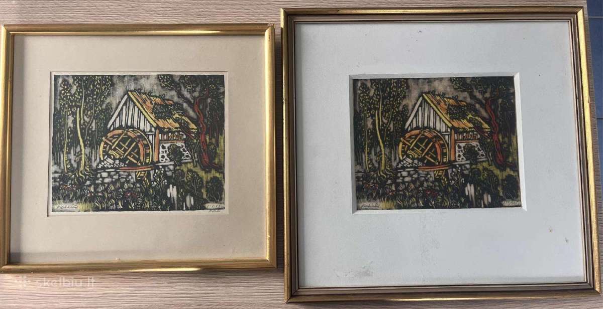Vytautas Kasiulis litografija