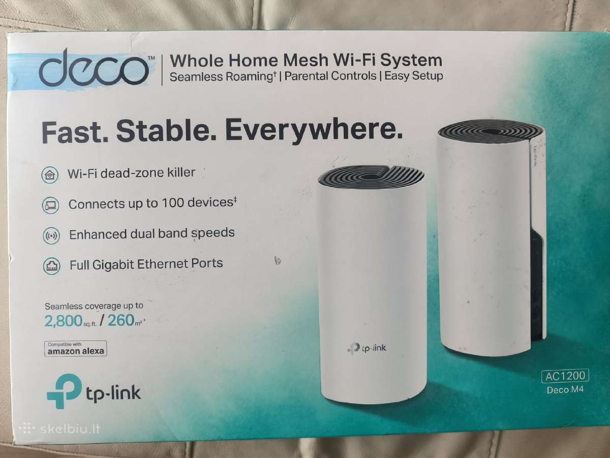 Deco M4 Ac1200 Mesh Wi-fi System 2-pack