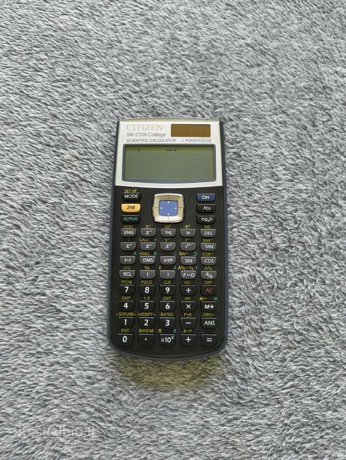 Skaičiuotuvas Citizen Sr-270x College (Su dėklu)