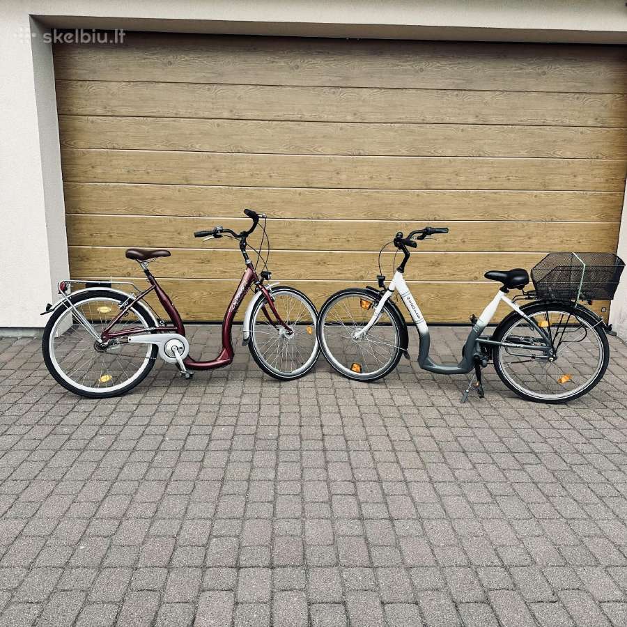 Dviračiai gulbės formos