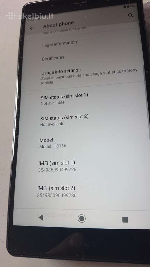 Parduodu Sony Xz2 Premium-h -8166 ,2 sim. - nuotraukos Nr. 7