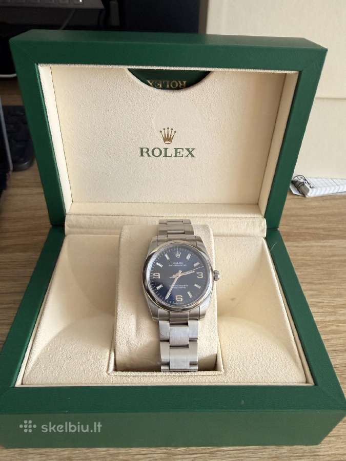Rolex oyster perpetual laikrodis