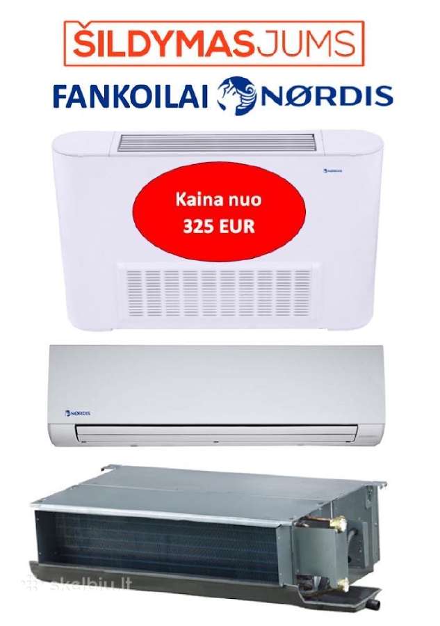 Nordis fankoilai vandeniniai konvektoriai
