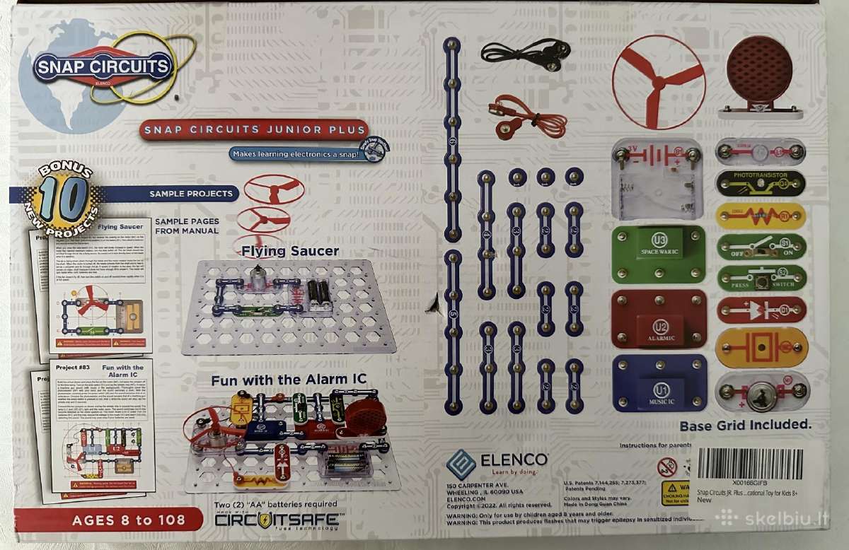 Naujas „Snap Circuits Junior Plus - nuotraukos Nr. 2