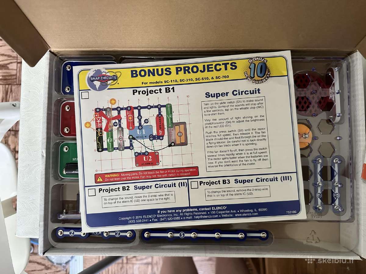 Naujas „Snap Circuits Junior Plus - nuotraukos Nr. 5