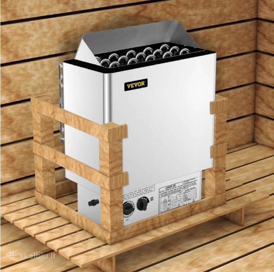 Pirties, saunos elektrinė krosnelė 9kw. - nuotraukos Nr. 3