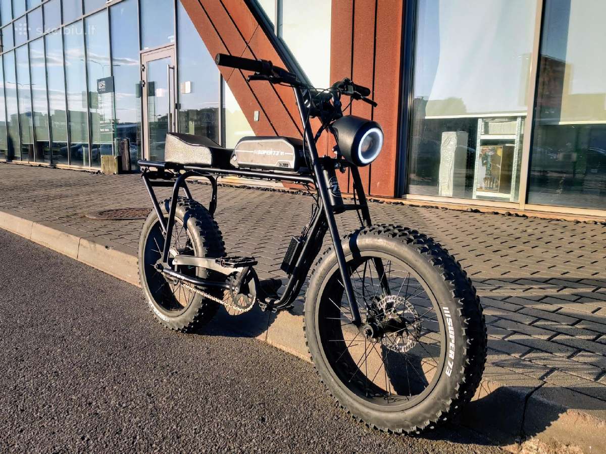Super73 45kmh elektrinis dviratis moped 48v 696wh
