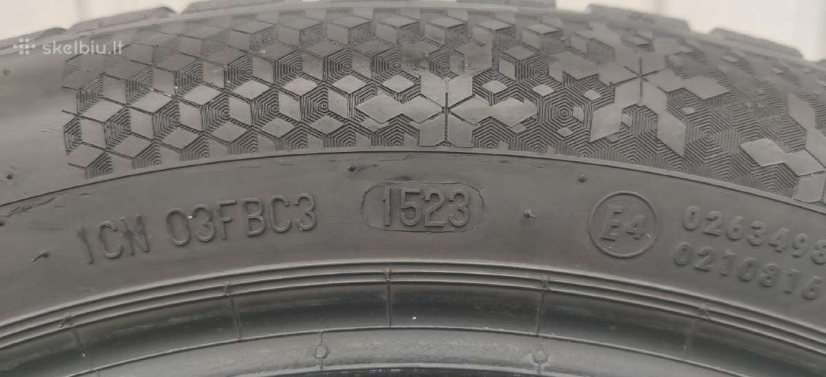 Continental žiemines 205/55 R17 padangos 2023 m. - nuotraukos Nr. 4