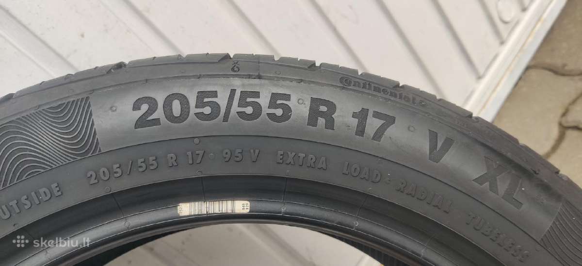 Continental vasarines 205/55 R17 padangos - nuotraukos Nr. 3