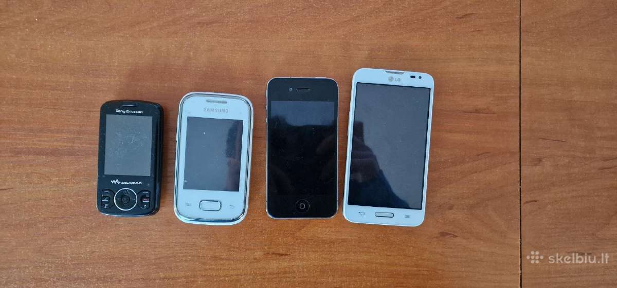 Telefonai ant daliū visi 25€
