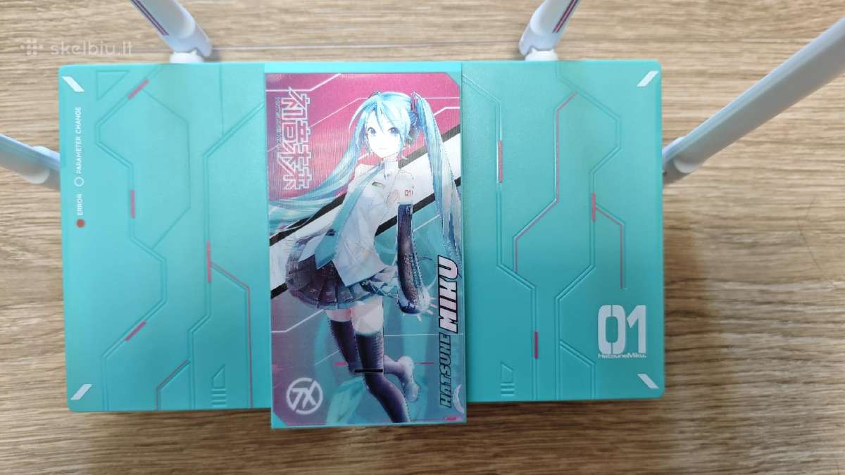 Hatsune Miku WiFi 7 Rt-be57 Maršrutizatorius - nuotraukos Nr. 2