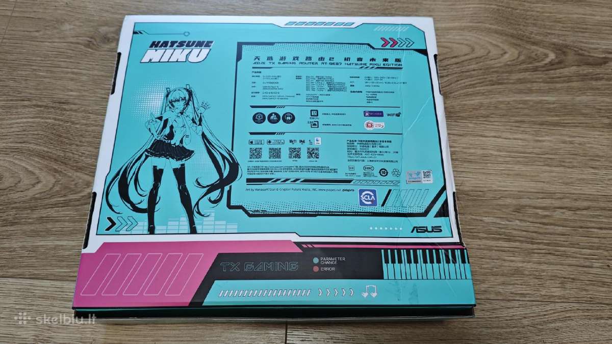 Hatsune Miku WiFi 7 Rt-be57 Maršrutizatorius - nuotraukos Nr. 10