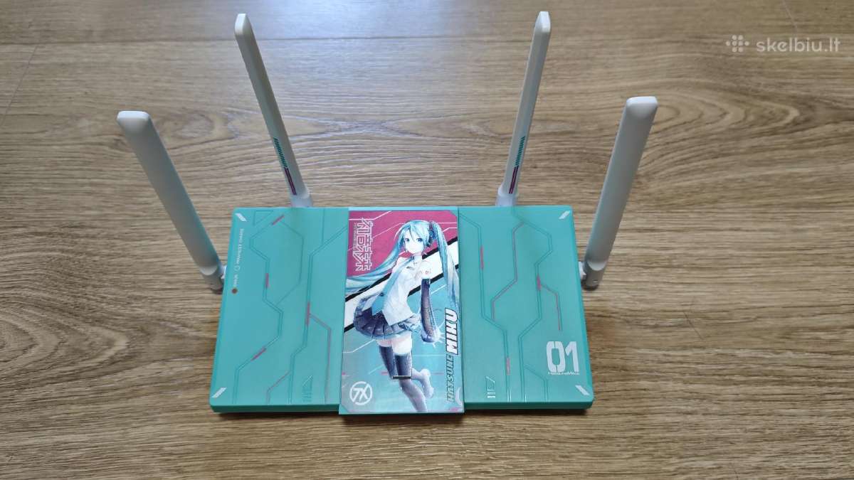 Hatsune Miku WiFi 7 Rt-be57 Maršrutizatorius