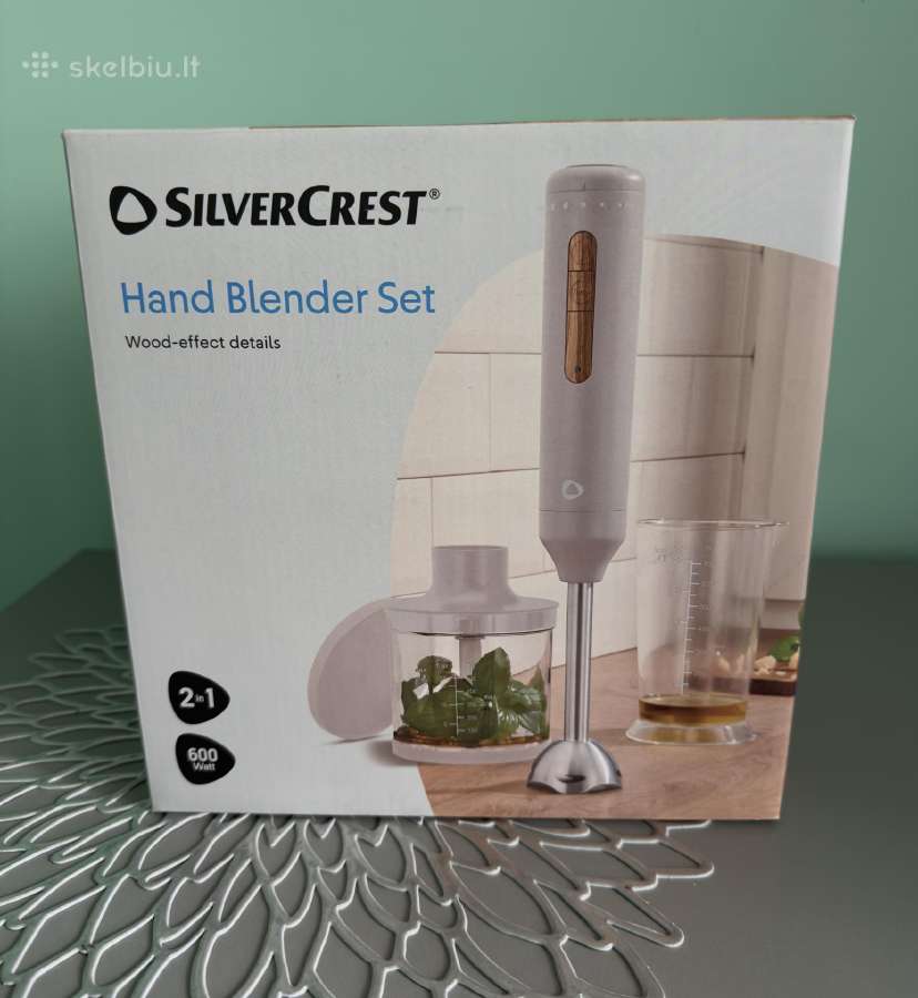 Silvercrest rankinis trintuvas(2 in 1)hand blender