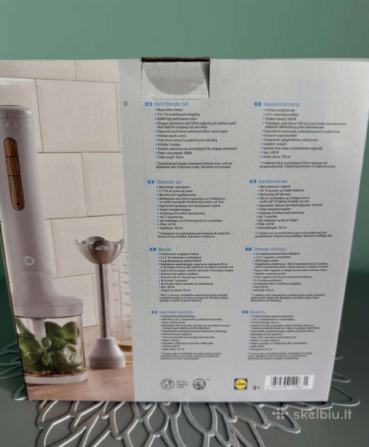 Silvercrest rankinis trintuvas(2 in 1)hand blender - nuotraukos Nr. 3