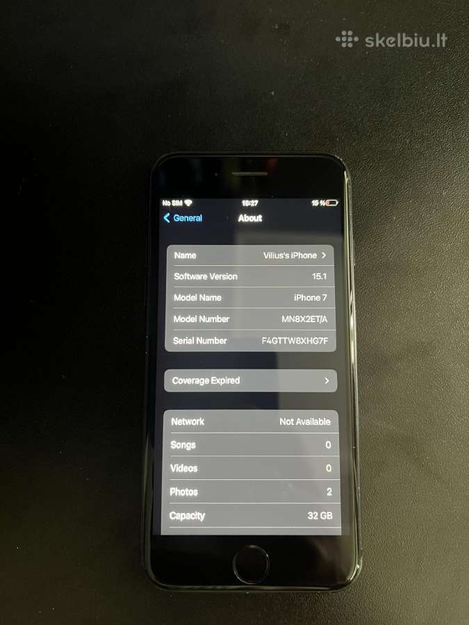 iPhone 7 32gb, 100% baterija, puikiai veikia - nuotraukos Nr. 5
