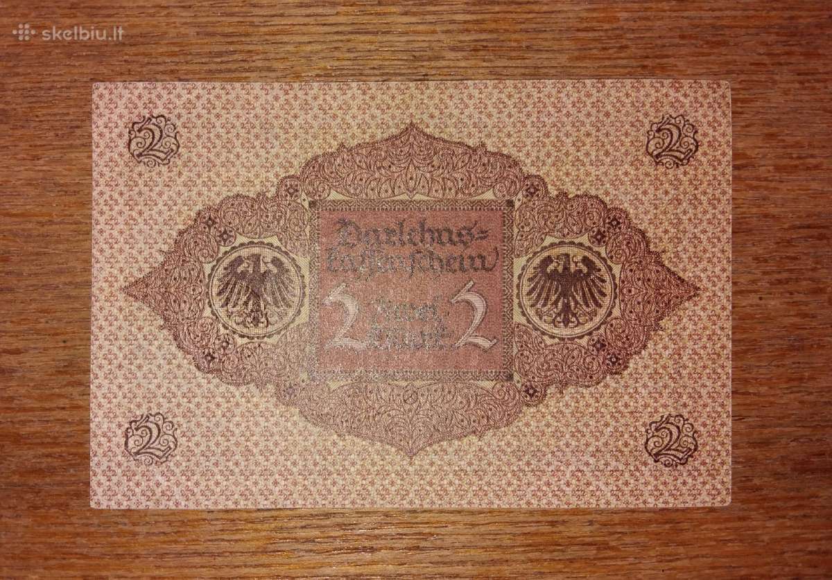 Vokietijos 2 markių banknotas - nuotraukos Nr. 2