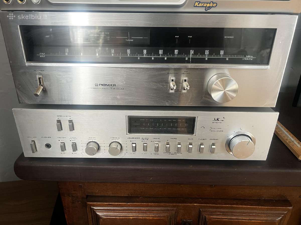Sansui sp-x8000 + Akai Ak-u55 + Pionner Tx-608 - nuotraukos Nr. 6