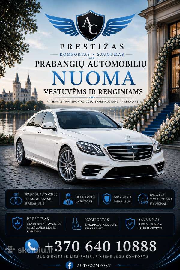 Mercedes-benz S500 w222 vestuvėms - nuotraukos Nr. 2