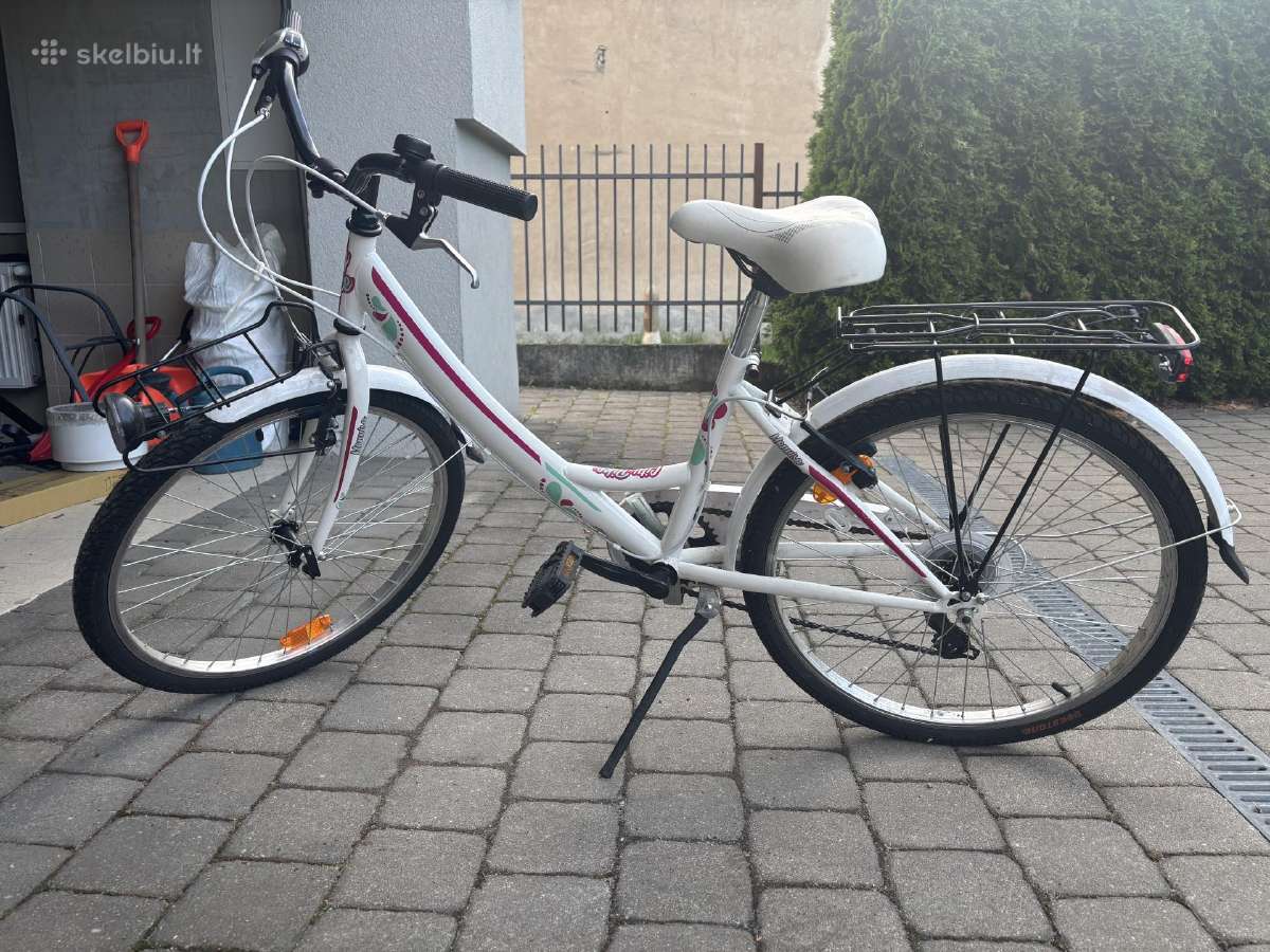 Mergaitiškas dviratis “City bike