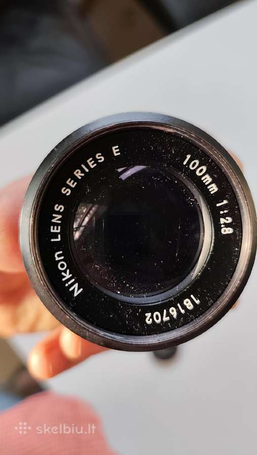 Nikon series E, 100mm; 1:2,8