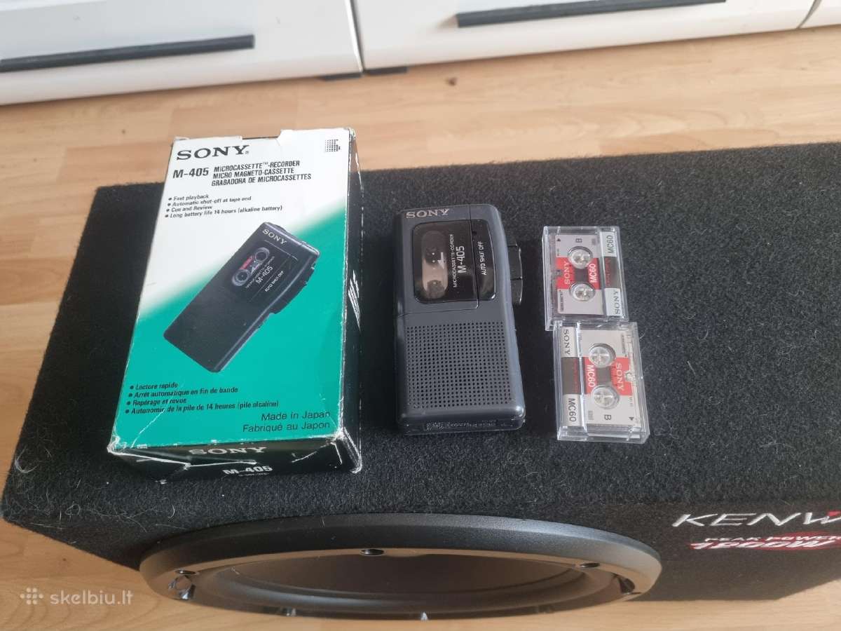 Diktofonas Sony labai mažai naudotas.