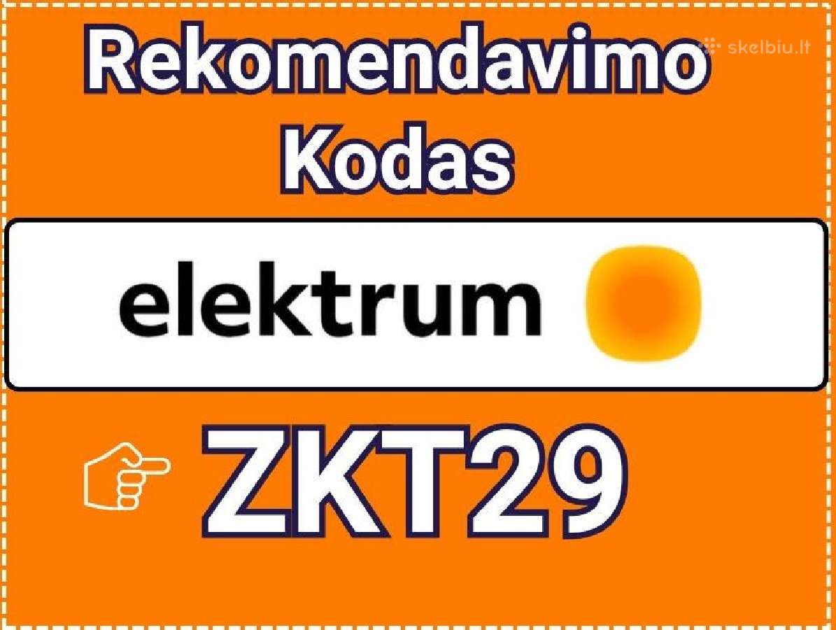 Elektrum Kodas Zkt29 15€ Dovana (Rekomendacija) - nuotraukos Nr. 3