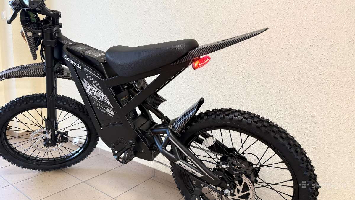 Gt2000 Cooryda elektrinis dviratis 2000w - nuotraukos Nr. 3