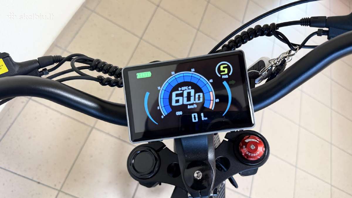 Gt2000 Cooryda elektrinis dviratis 2000w - nuotraukos Nr. 9