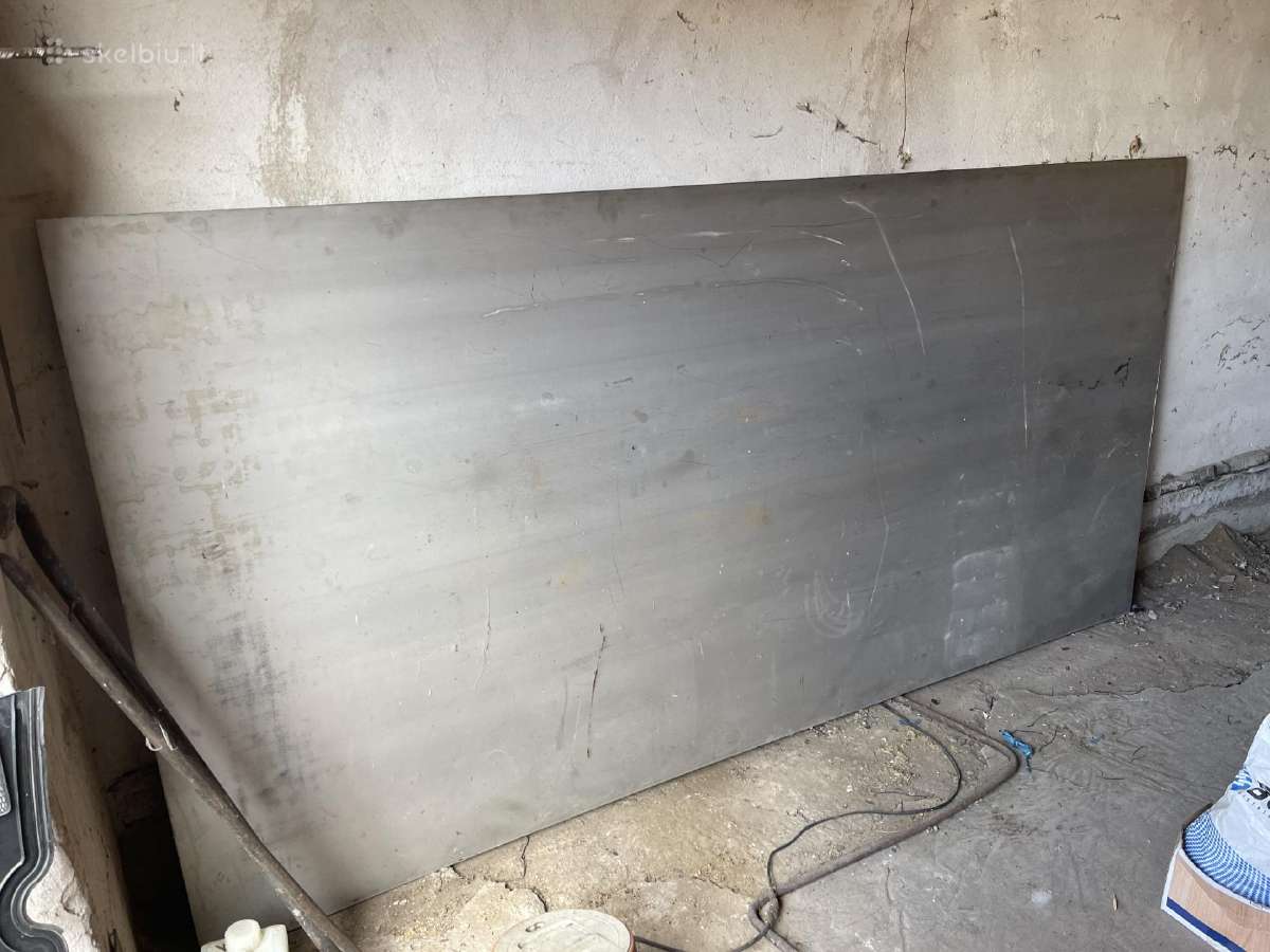 Nerūdijančio plieno lakštas 3m x 1.5m 3mm