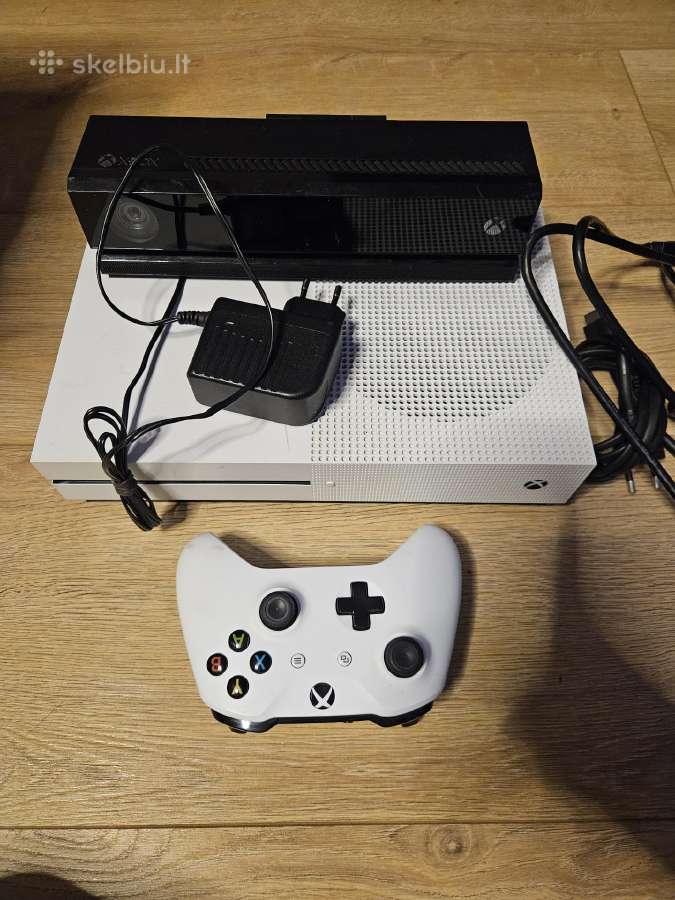 Xbox One S, kinect kamera, žaidimai