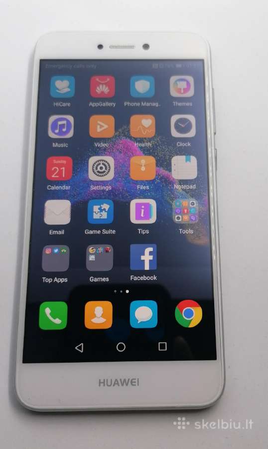 Huawei P9 lite 2017 Pra - Lx1 baltos spalvos telef