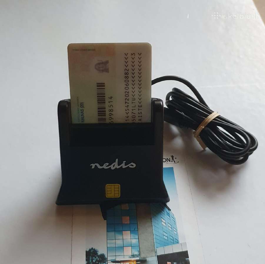 Kortelių Id skaitytuvas Nedis - nuotraukos Nr. 2