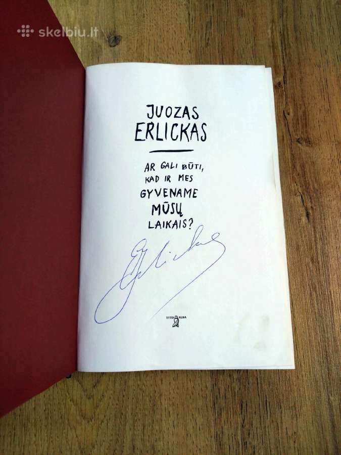 J.erlicko knyga su autoriaus autografu. - nuotraukos Nr. 2