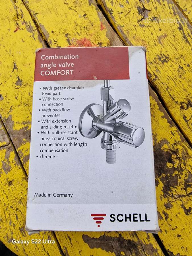 Schell Comfort kampinis kombinuotas ventilis