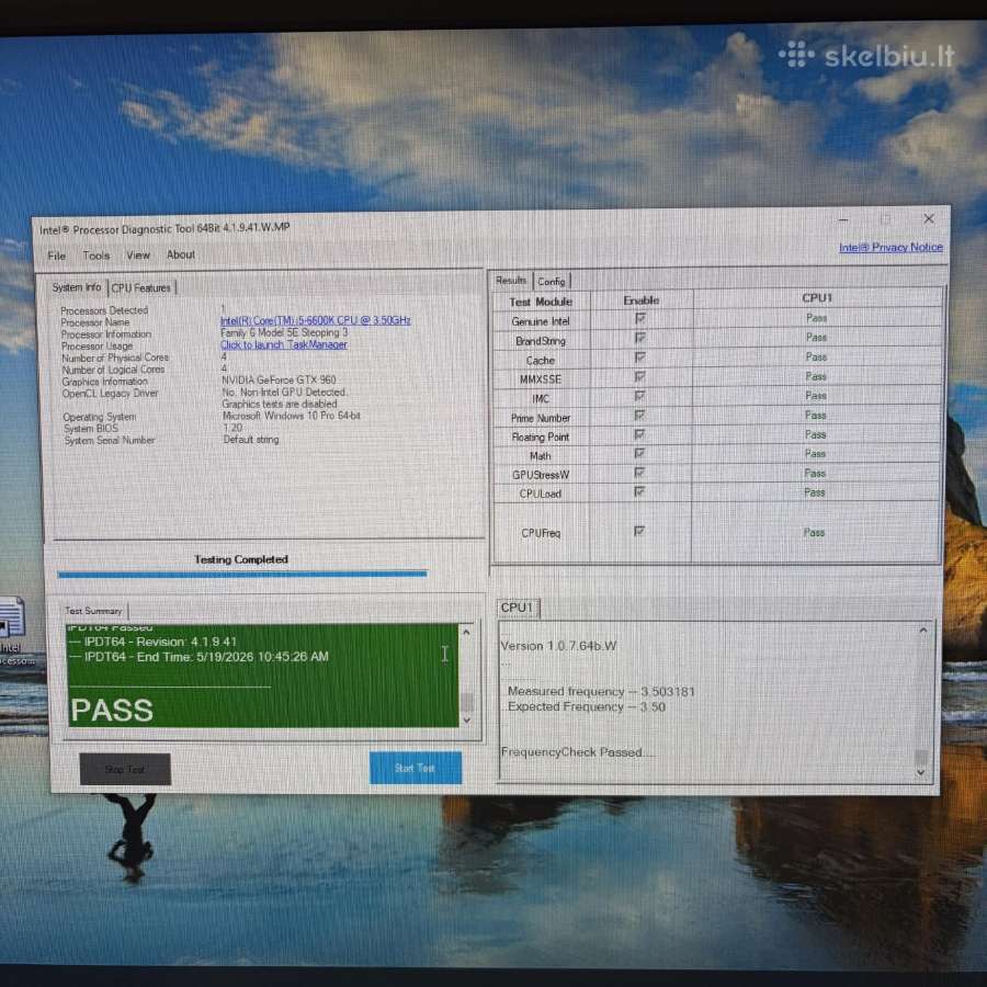 Intel core i5-6600k - nuotraukos Nr. 6