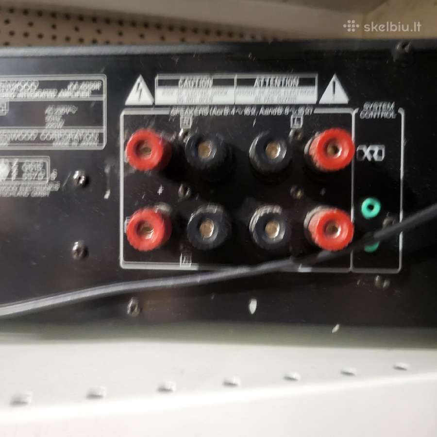 Kenwood stiprintuvas ka4050r - nuotraukos Nr. 4
