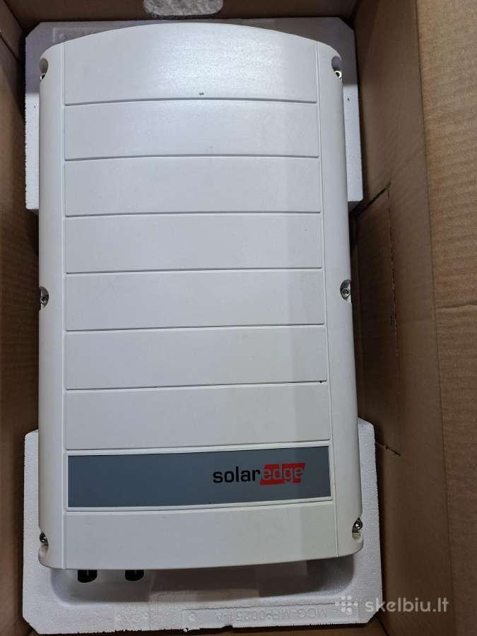 Parduodu 5kw solaredge inverterį. Kaina 250€