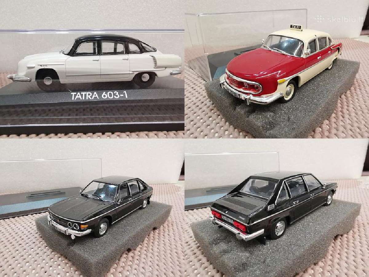 1:43 Čekiškų Automobilių (Škoda, Tatra) Modeliai - nuotraukos Nr. 2