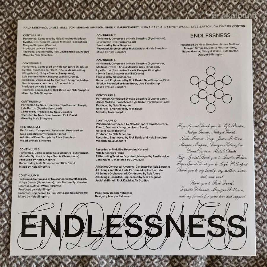 Nala Sinephro – Endlessness / Vinyl 2xlp - nuotraukos Nr. 3